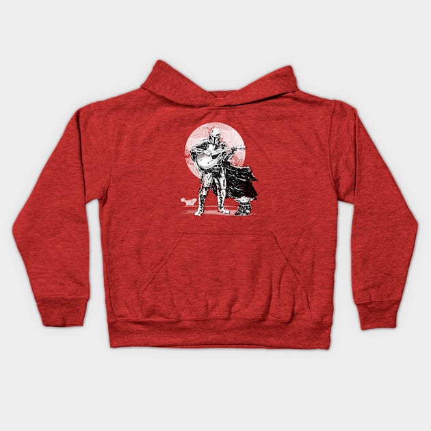 The mandolinian Kids Hoodie by kharmazero